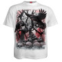 Dark roots - T-shirt blanc gothique - Spiral