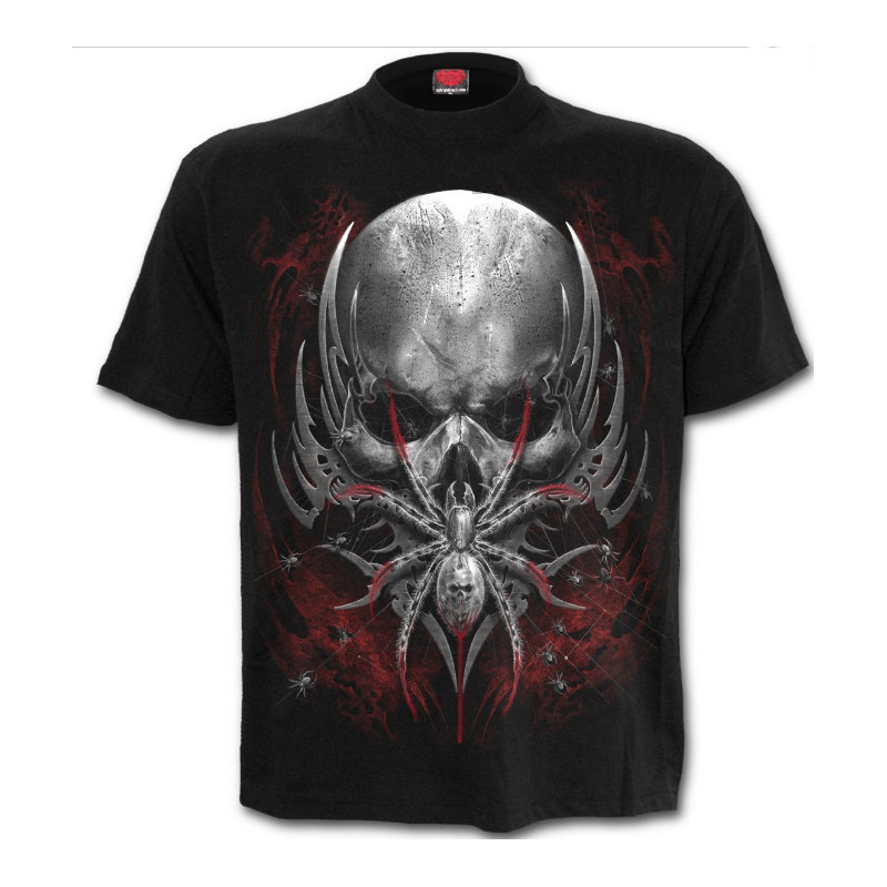 Spider skull - T-shirt homme dark fantasy