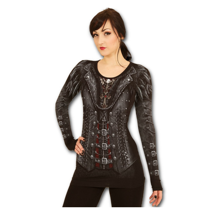 Gothess wrap - T-shirt femme steampunk - Spiral