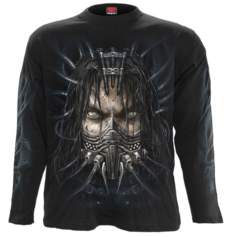 Enforcer - T-shirt homme cyborg gothique - Manches longues