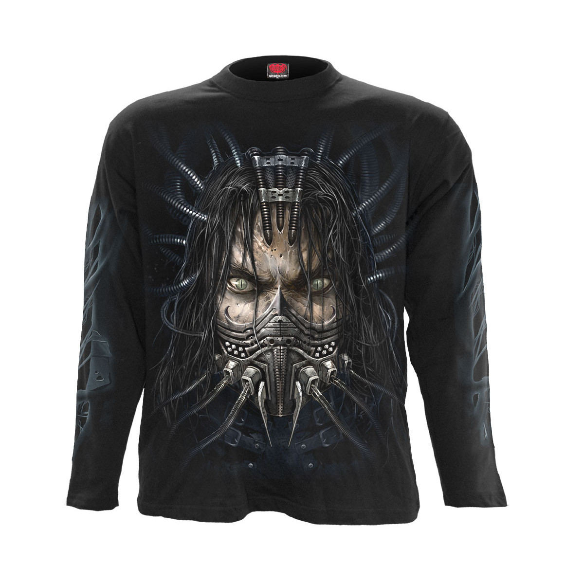 Enforcer - T-shirt homme cyborg gothique - Manches longues