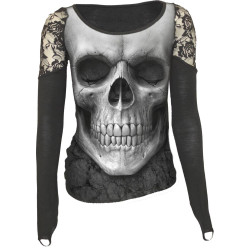 Solemn skull - T-shirt femme manches longues - Crâne