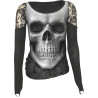 Solemn skull - T-shirt femme manches longues - Crâne