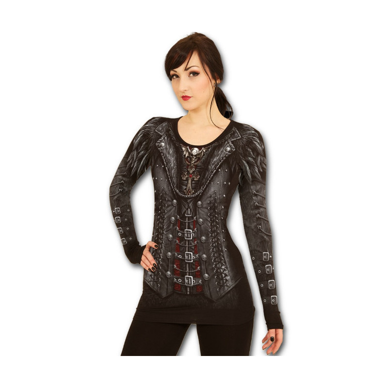 Gothess wrap - T-shirt femme steampunk - Spiral