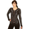 Gothess wrap - T-shirt femme steampunk - Spiral