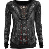 Gothess wrap - T-shirt femme steampunk - Spiral