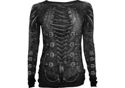 Gothess wrap - T-shirt femme steampunk - Spiral