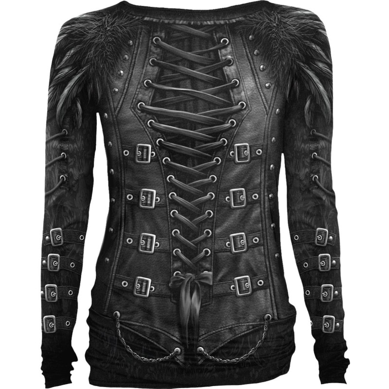 Gothess wrap - T-shirt femme steampunk - Spiral