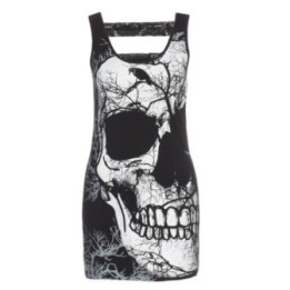 Skull forest - Tunique femme gothique