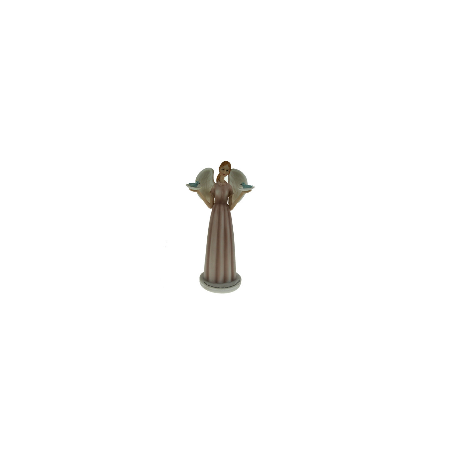 Angel with birds - Figurine ange