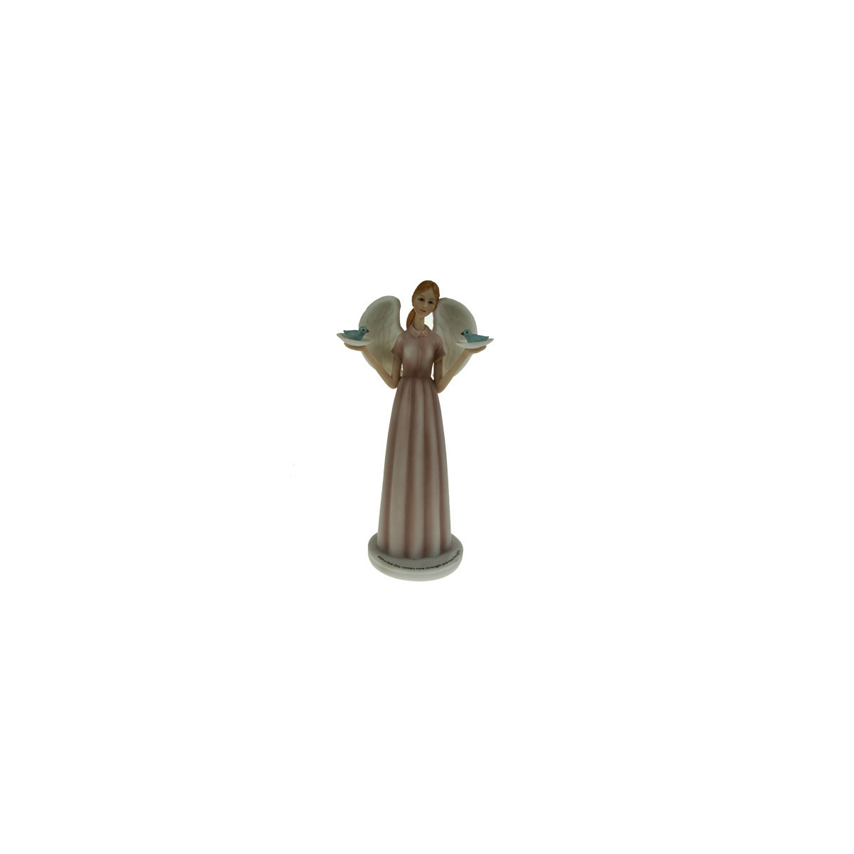 Angel with birds - Figurine ange