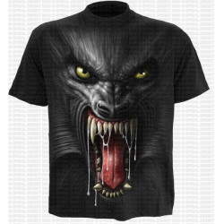 Lycan tribe - T-shirt - Motif Loup garou - Homme - Manches courtes
