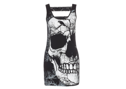 Skull forest - Tunique femme gothique