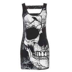 Skull forest - Tunique femme gothique