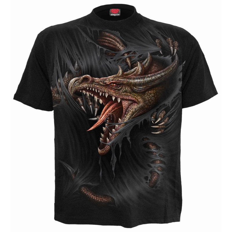Breaking out - Tee-shirt enfant - Dragon - Manches courtes - Spiral
