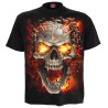 Skull blast - T-shirt enfant crane et flammes - Spiral