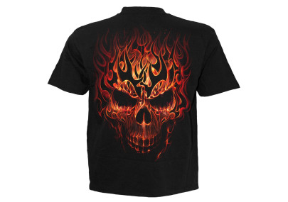 Skull blast - T-shirt enfant crane et flammes - Spiral