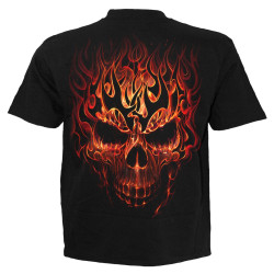 Skull blast - T-shirt enfant crane et flammes - Spiral