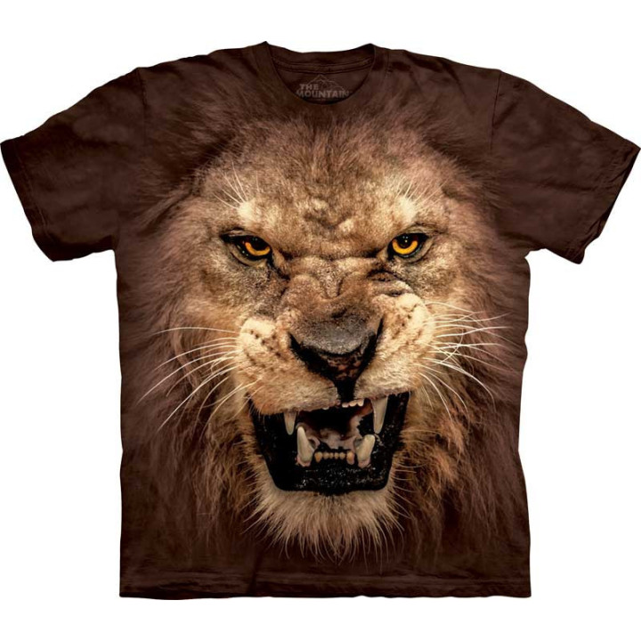 Lion roaring - Tee-shirt lion - The Mountain - Homme