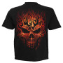 Skull blast - T-shirt enfant crane et flammes - Spiral