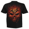 Skull blast - T-shirt enfant crane et flammes - Spiral