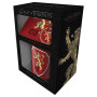 Game of Thrones - Coffret Lannister - Mug - Porte clef - Dessous de verre