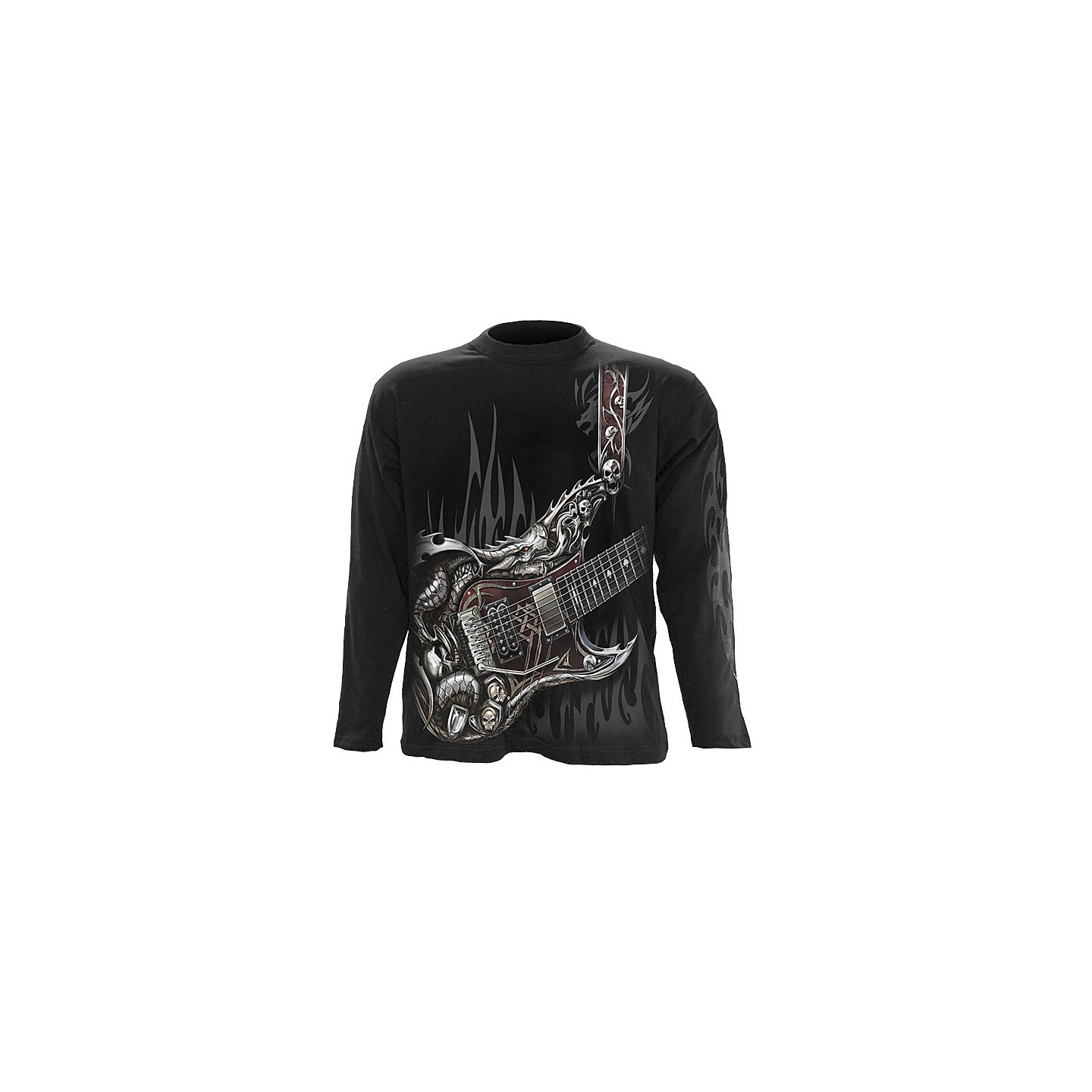 Air guitar - T-shirt homme rock - Manches longues
