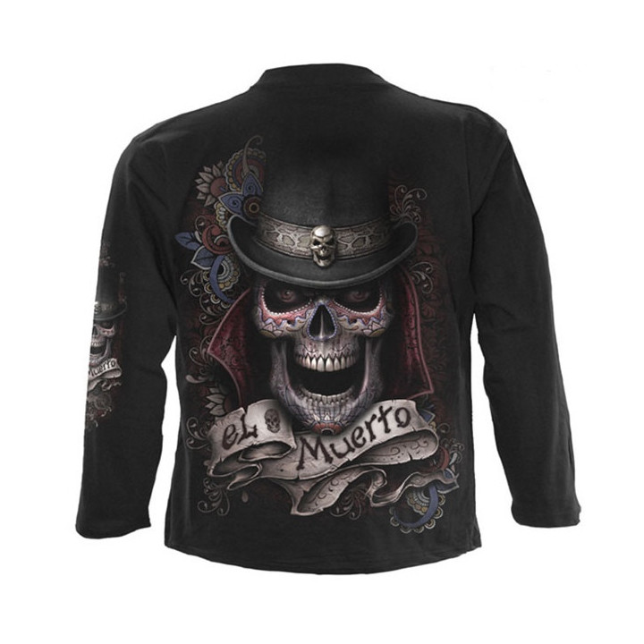 El muerto - Tee-shirt homme skull - Manches longues
