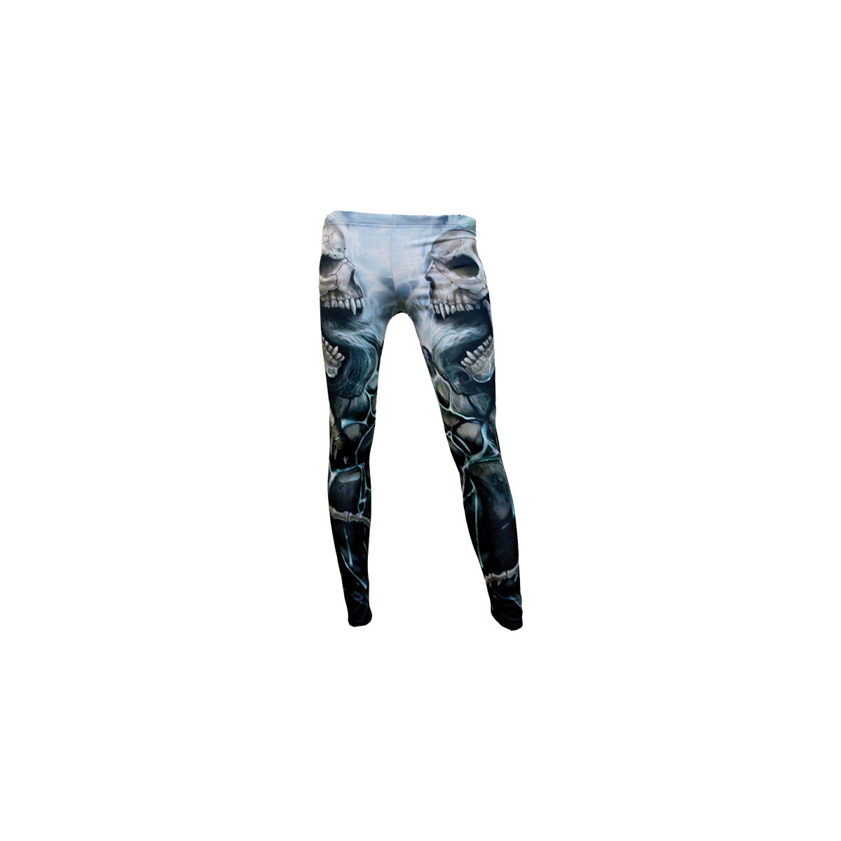 Flaming spine - Leggings - Dark fantasy squelettes