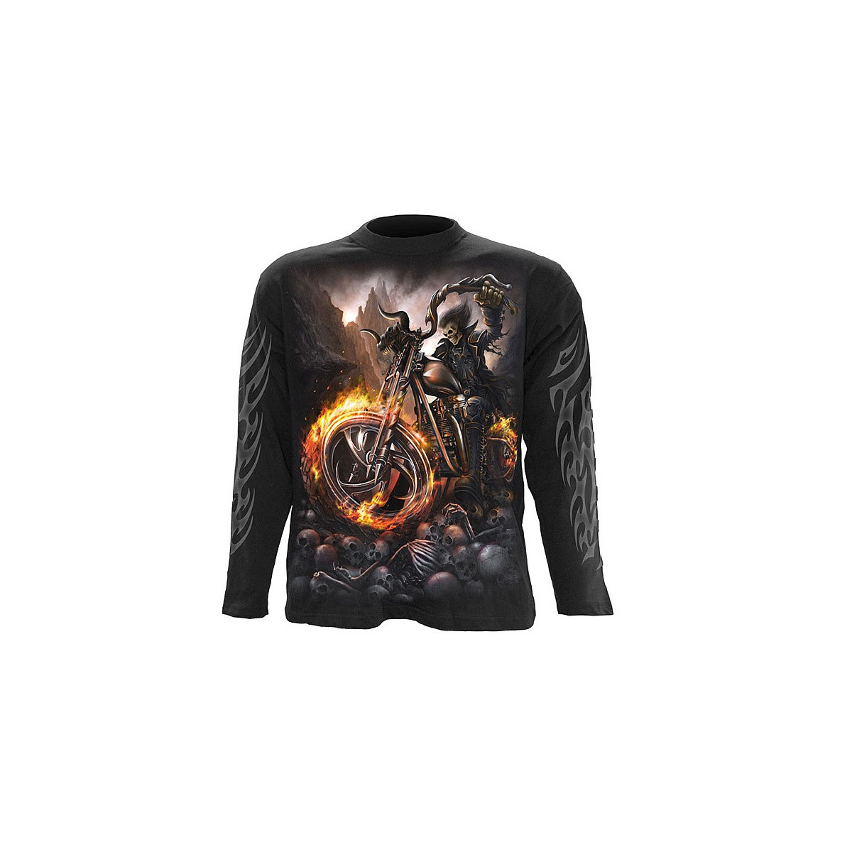 Wheels of fire - T-shirt manches longues - Homme