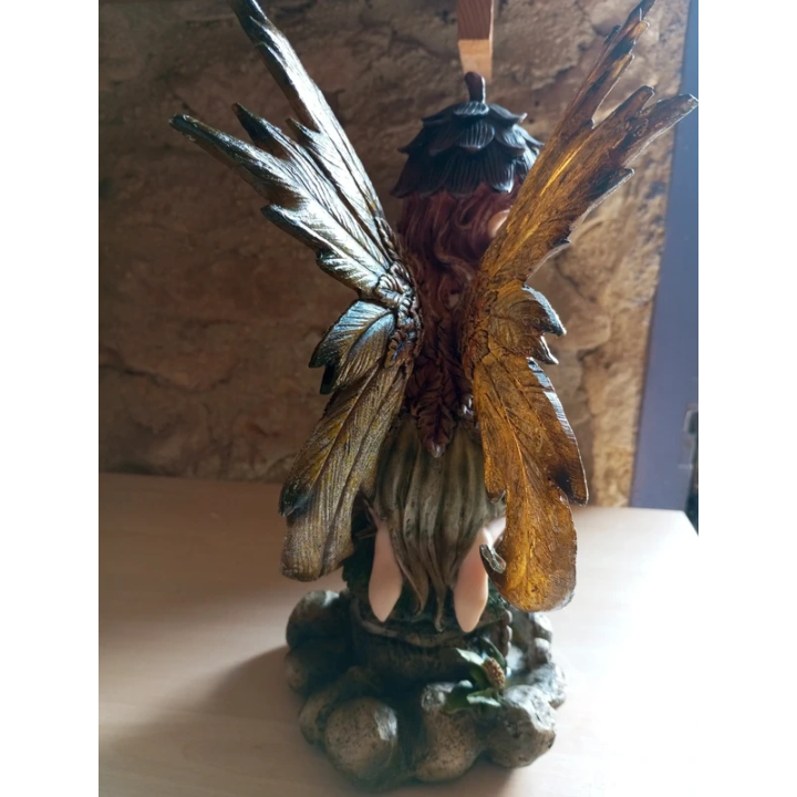 Statuette figurine fée elfe - led lumineux