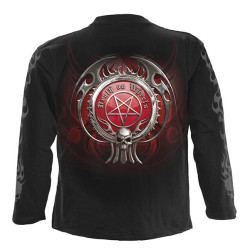 Death on wheels - T-shirt homme squelette - Manches longues