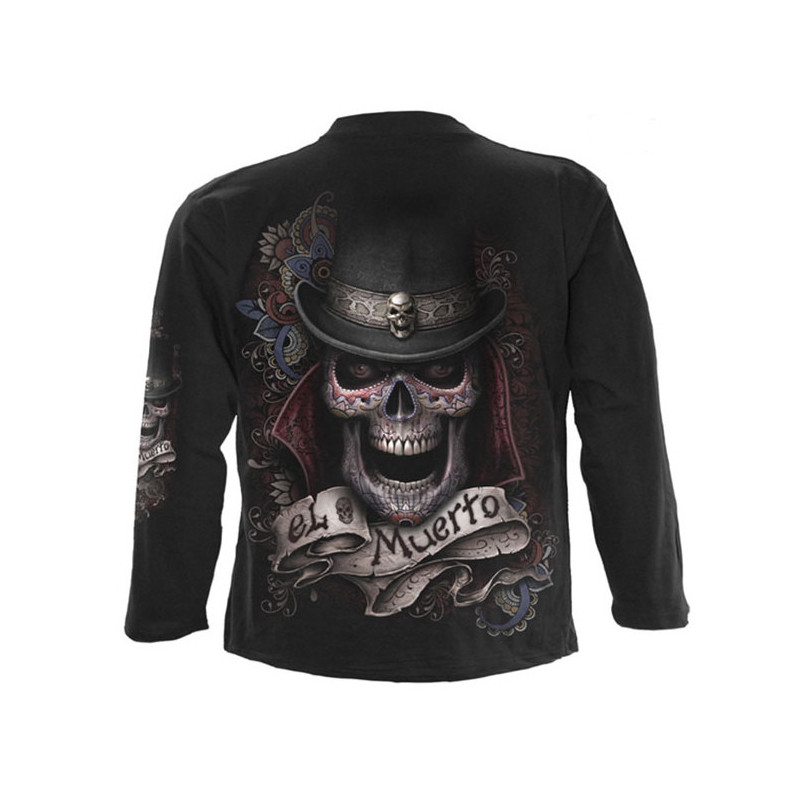 El muerto - Tee-shirt homme skull - Manches longues