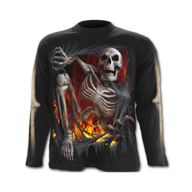 Death re-ripped - Tee-shirt homme - Dark fantasy - Manches longues