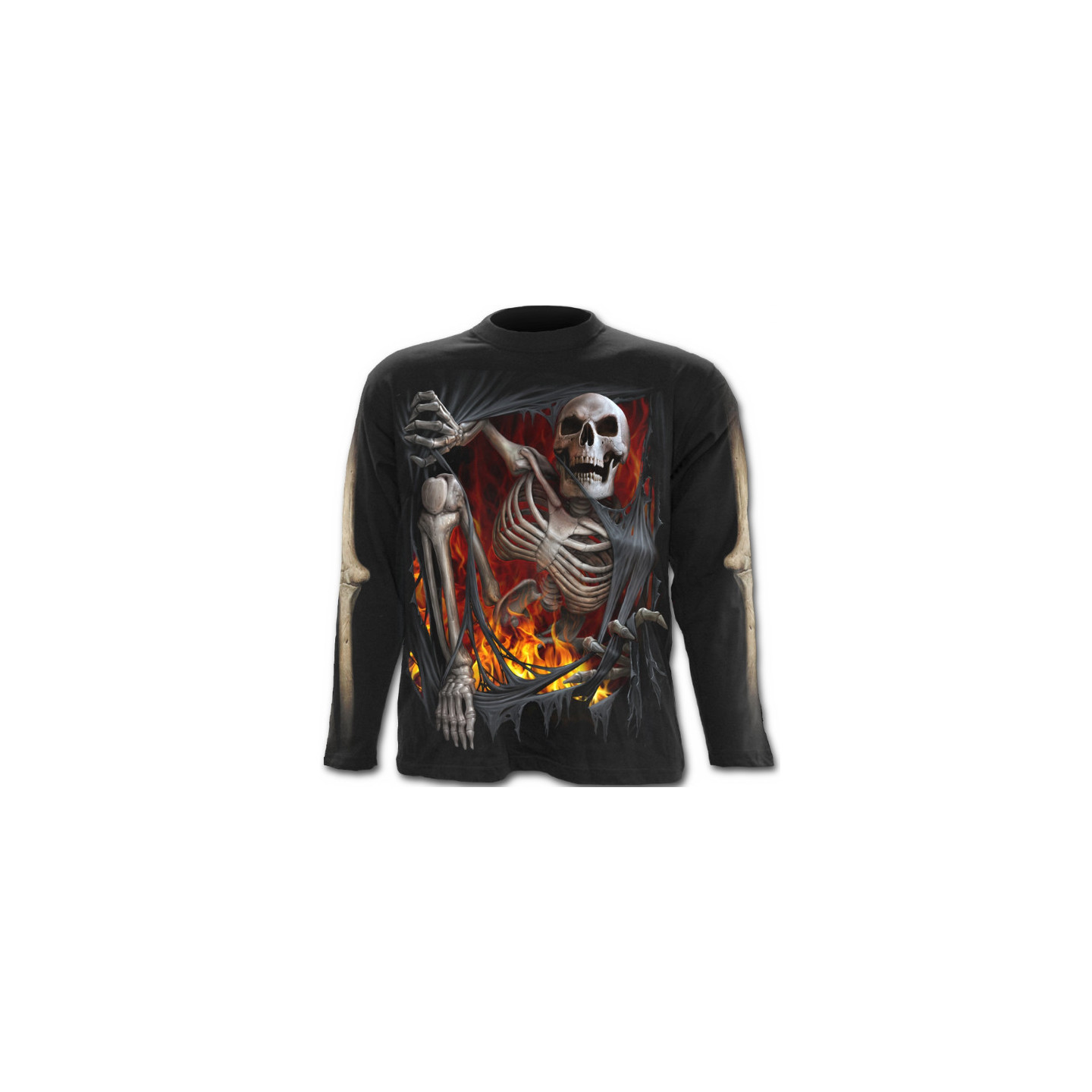 Death re-ripped - Tee-shirt homme - Dark fantasy - Manches longues