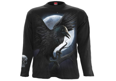 Night creature - Tee-shirt homme - Corbeau noir - Manches longues