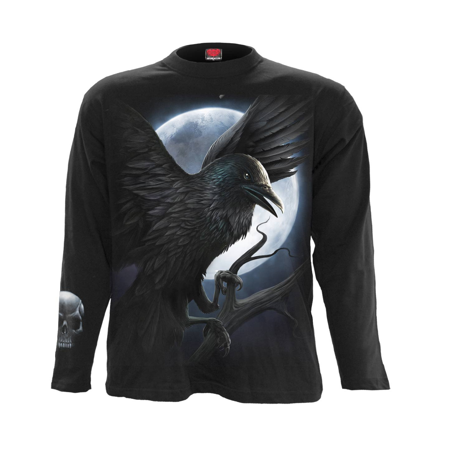Night creature - Tee-shirt homme - Corbeau noir - Manches longues