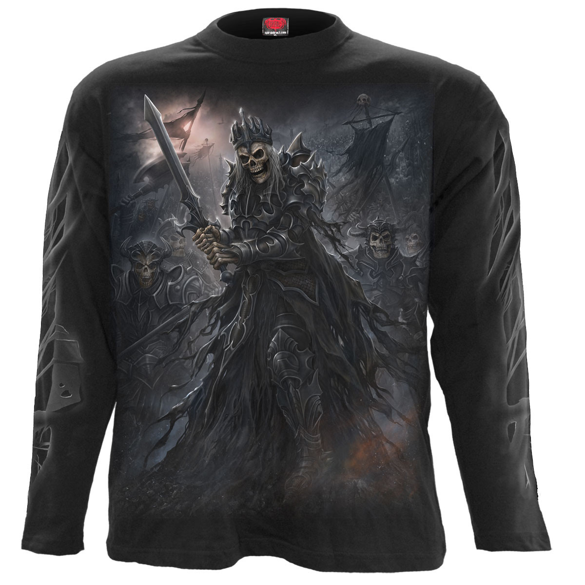 Death's army - T-shirt homme - Squelettes - Manches longues