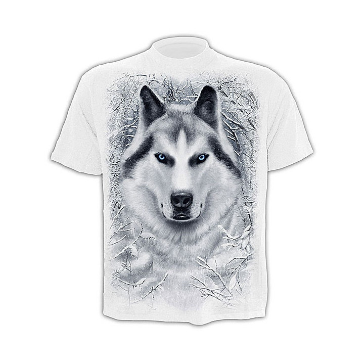 Loup blanc - T-shirt homme - Manches courtes