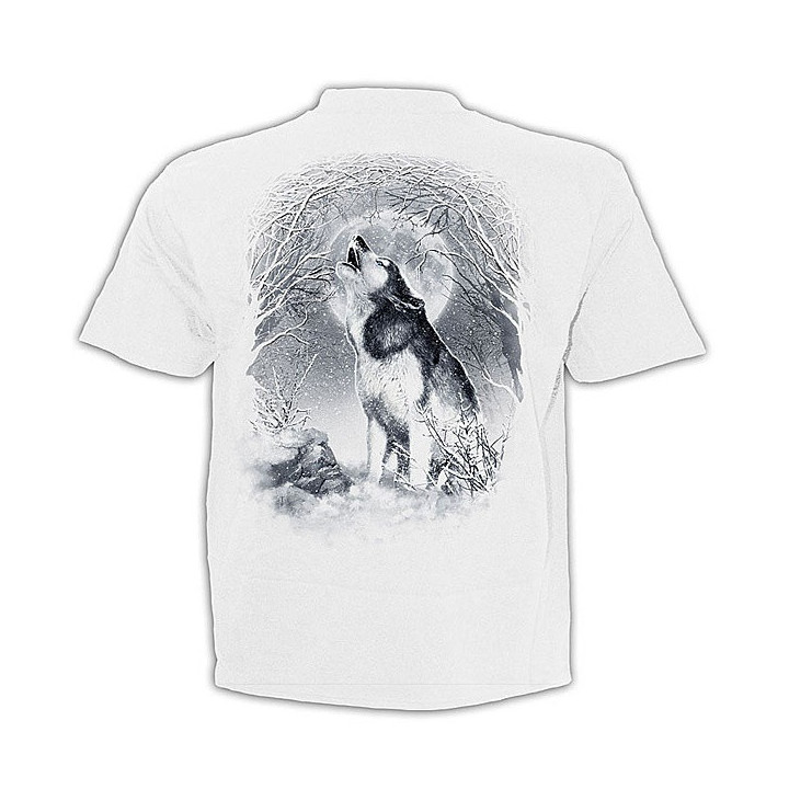 Loup blanc - T-shirt homme - Manches courtes