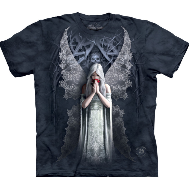 Only love remains - T-shirt ange gothic - The Mountain - Anne Stokes