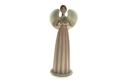 Angel with gift - Figurine ange - Décoration