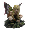 Figurine fée elfe assise (10x7 cm)
