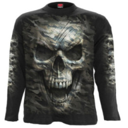 Camo skull - Tee-shirt crâne - Homme - Manches longues