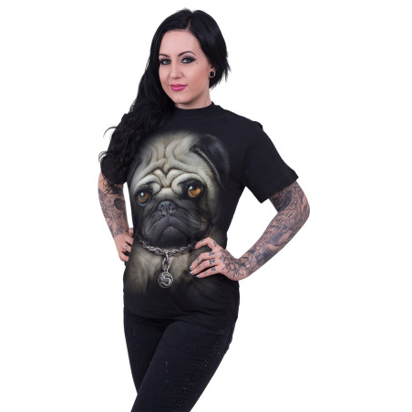 Pug life - T-shirt homme - Chien piercing