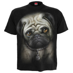 Pug life - T-shirt homme - Chien piercing