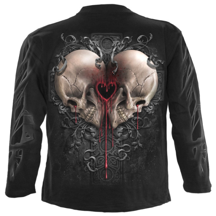 Dark love - T-shirt reaper squelette - Homme - Manches