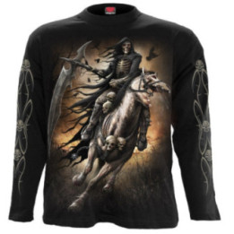 Pale rider - T-shirt reaper squelette - Homme - Manches