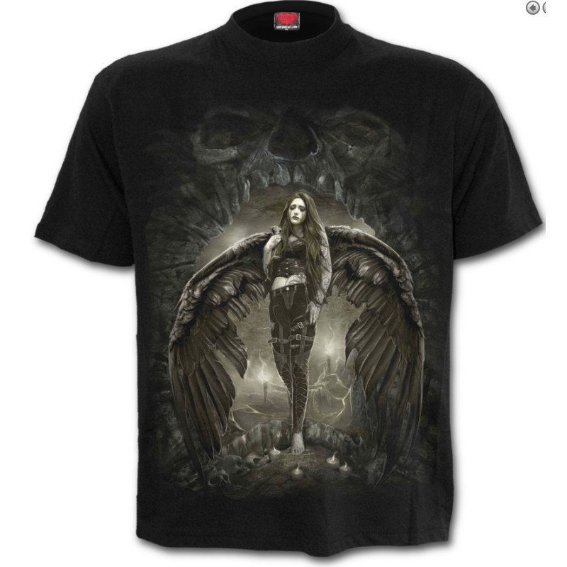 Dark angel - T-shirt homme gothique - Spiral