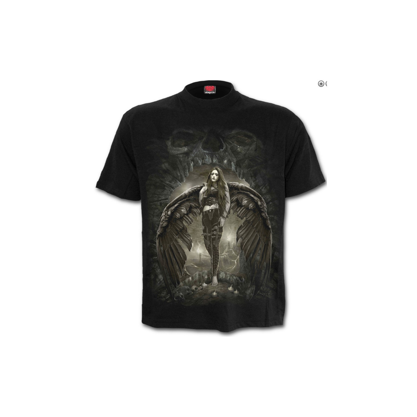 Dark angel - T-shirt homme gothique - Spiral